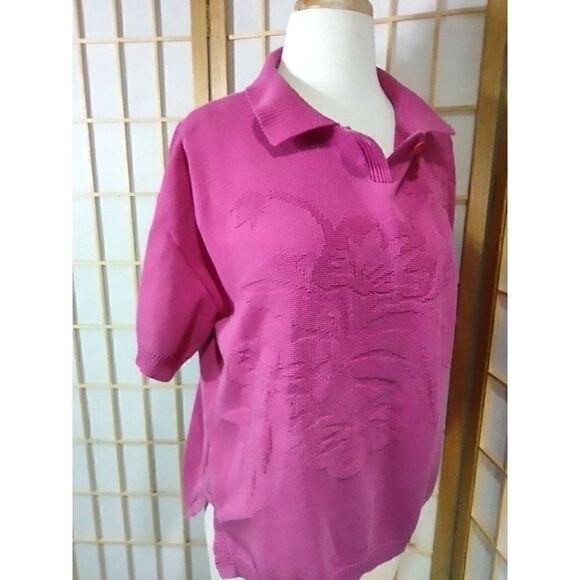 VTG Halston Lg Collared Sweater - Picture 14 of 16